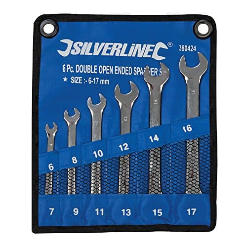 Image of Silverline 380424 Open-Ended Spanner Set 6pce 6 - 17 mm