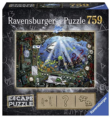 Image of Ravensburger Escape Room Mystery Puzzle - Submarine 759 Piece Jigsaw Puzzles for Adults & Kids Age 12 and Up 19959