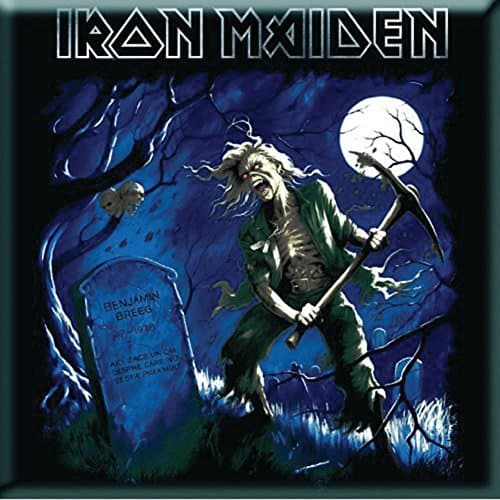 Image of Iron Maiden Benjamin Breeg new Official 76mm x 76mm Fridge Magnet