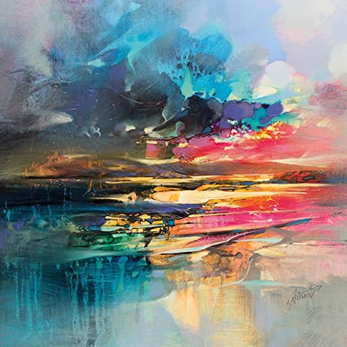 Image of The Art Group Scott Naismith (Dissolving Shoreline) 85 x 85cm Canvas Print