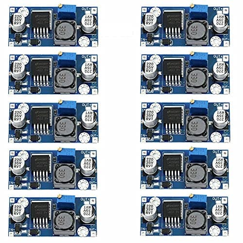 Image of DollaTek 10Pcs DC to DC High Efficiency Voltage Regulator 3.0-40V to 1.5-35V Buck Converter DIY Power Supply Step Down Module