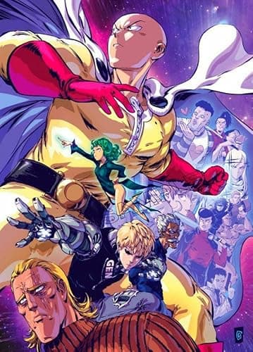 Image of One Punch Man Poster Anime Manga Photo Wall Art Picture Poster A4