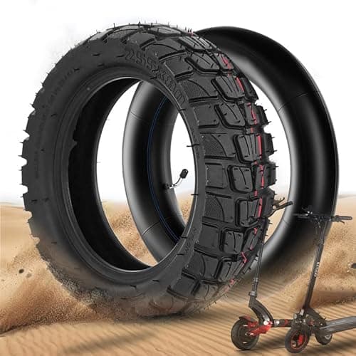 Image of GLDYTIMES 10 inch 10x3 255x80 80/65-6 Off-road Rubber Outer Tire & Inner Tube Set Replacement for Zero 10x/ Apollo Pro/Kugoo M4 Pro Electric Scooter Go karts ATV Quad Speedway| Anti-explosion Tyre