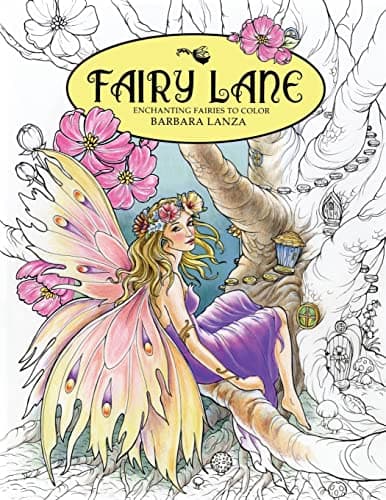Image of Fairy Lane: Enchanting Fairies to Color: Volume 1 (Fairy Lane Books)