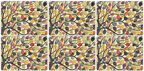 Image of Pimpernel Dancing Branches Placemats - Set of 6