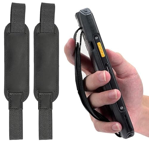 Image of Twin Pack: Hand Strap for Zebra TC21 TC26 TC53 TC58 TC73 TC78 Mobile Computer Scanner - Adjustable on Both Ends - Finger Palm Harness Grip (2 Units)