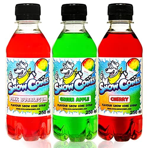 Image of Slush Syrup|Snow Cone Syrup - 3 x 500ml Bottles of Our Most Popular Flavours - Compatible with All Slush Puppie|Slush|Slushie Machines