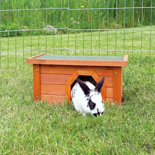 Image of BUNNY BUSINESS SMALL Rabbit/Guinea Hide House for runs and enclosures, 40 x 20 x 28 Cm (Bunny-Cabin)