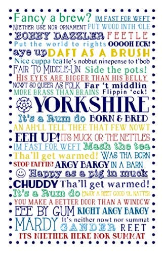 Image of Ulster Weavers Yorkshire Born & Bred Cotton Tea Towel