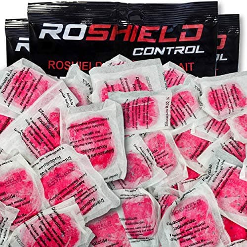 Image of Roshield 60 Mouse Mice Rat Pasta Bait Killer Poison Control Sachet Kit- Fast Acting for Home & Garden Treatment (4 x 150g Pack)