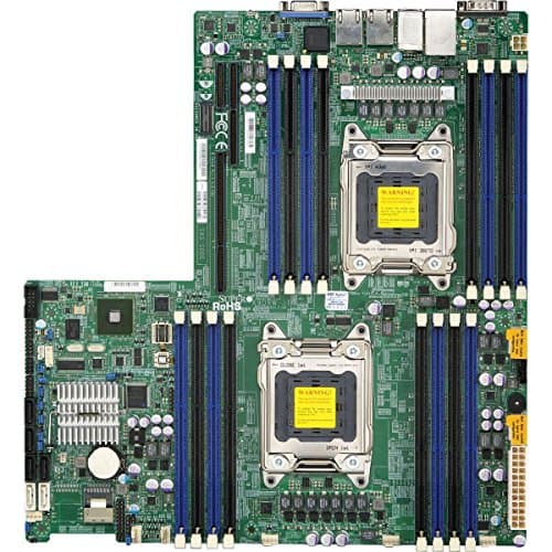 Image of SUPERMICRO MBD-X9DRW-IF-O LGA2011 Socket, Chipset C602 Extended ATX Motherboard - Multi-Colour