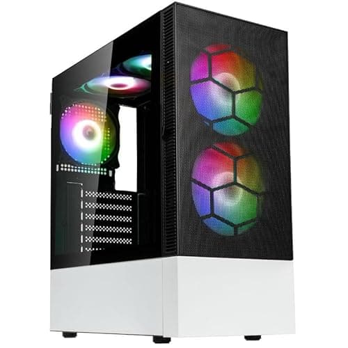 Image of Kolink Observatory MX Mesh ARGB Midi Tower Case - Black/White