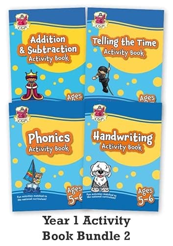 Image of Year 1 Maths & English Activity Books - Bundle 2 (Ages 5-6)