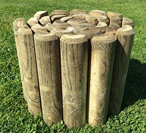 Image of RUDDINGS WOOD 300mm x 2.4m Log Roll Border Edging