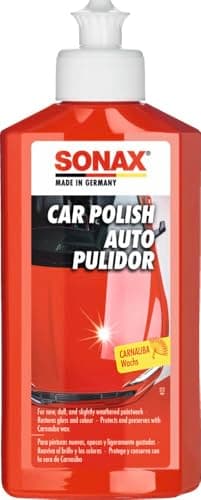 Image of SONAX Car Polish (250 ml) - For new, dull, and slightly weathered paintwork. Restores gloss and colour. Protects and preserves with Carnauba Wax. | Item-No. 03001000-544