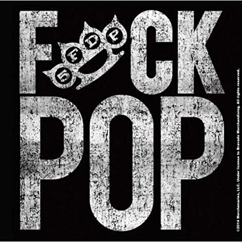 Image of Five Finger Death Punch Coaster F*ck Pop Official Cork single drink One Size