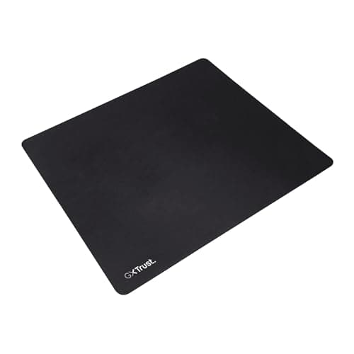Image of GXTrust 752 Gaming Mousepad, Medium Desk Mat 25x21cm, Optimised Surface Texture, Anti-slip Rubber Base for Gamer Home Office Desktop, Keyboard Mice Mat for PC Laptop Macbook, M Size, Black