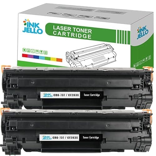 Image of Inkjello CRG-737 Toner Cartridge Replacement for Canon i-SENSYS LBP151dw MF211 MF212w MF216n MF217w MF226dn MF229dw MF231 MF232w MF237w MF244dw MF247dw MF249dw Black (2 Pack)