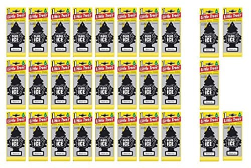 Image of MAGIC TREE BLACK ICE AIR FRESHENER PACK OF 5