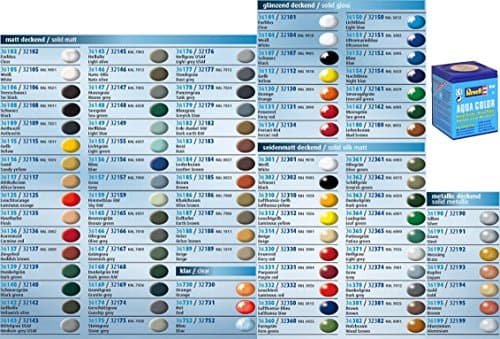 Image of 10 pcs Revell Aqua Color Colour Paints 18ml for Models- You can choose the colours
