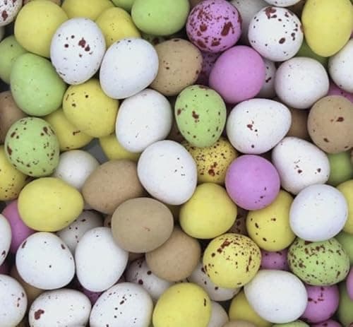 Image of MINI EGGS Milk Chocolate - 500g Pouch - Shell coated milk chocolate eggs. Perfect for sharing, treats, Easter, Christmas and more