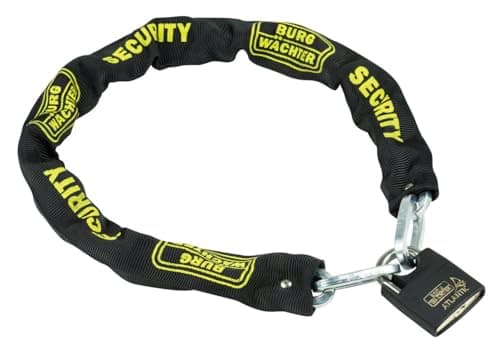 Image of BURG-WÄCHTER, Hardened Square Chain, Textile Coating, Length: 90 cm, Thickness: 8 mm, SKM 8/90