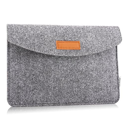 Image of MoKo 7-8 Inch Sleeve Bag, Portable Carrying Protective Felt Tablet Case Cover Fits iPad Mini (6th Gen) 8.3" 2021, iPad Mini 5/4/3/2/1, Samsung Galaxy Tab S2 8.0, Tab A 8.0, ZenPad Z8s 7.9 - Light Gray