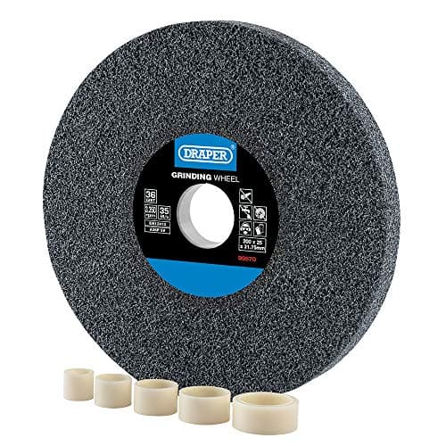 Image of Draper 99570 Aluminium Oxide Bench Grinding Wheel 36G (200mm x 25mm)