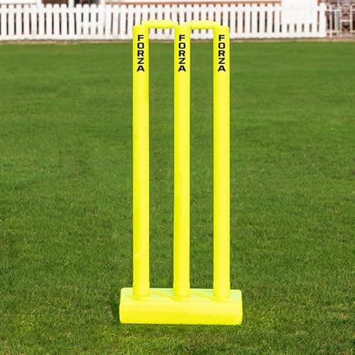 Image of FORTRESS Plastic Cricket Stumps - Available in 3 Sizes | Ultra-Durable Plastic | For All The Family (Junior (Size 5))