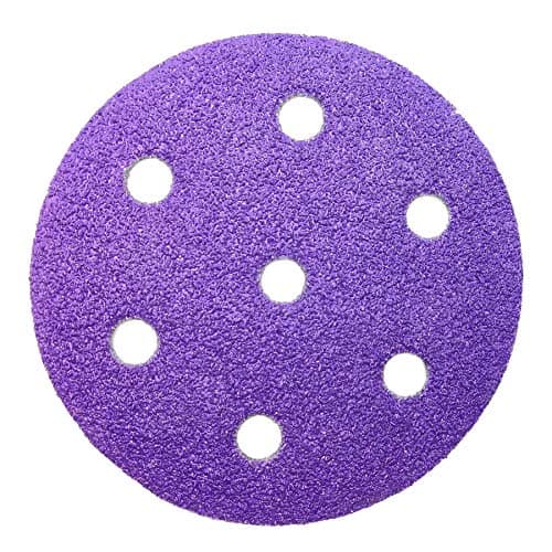 Image of 90mm Wet and Dry Sanding Discs for Festool Rotex Ceramic Sandpaper Pads Grit 40 Pack of 50