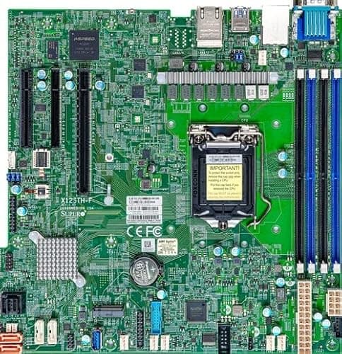 Image of SUPERMICRO MBD-X12STH-F-B Micro-ATX Server Motherboard LGA 1200 Intel C256