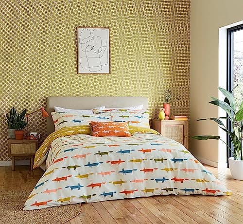 Image of MR FOX BIRTHDAY DUVET COVER SET