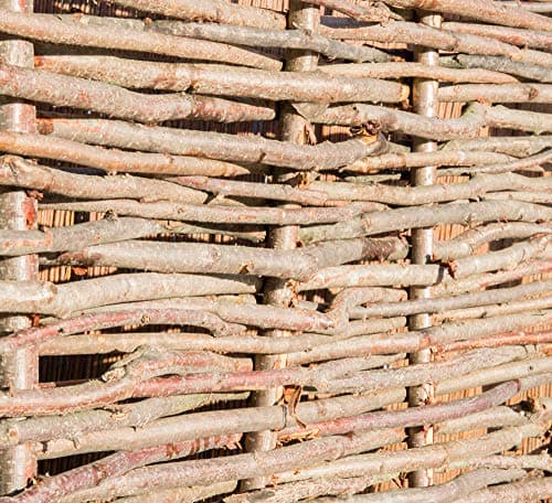Image of Papillon Premium Hazel Hurdle Woven Wattle Garden Fence Panel Fencing Panels 1.8m x 1.8m (6ft x 6ft)