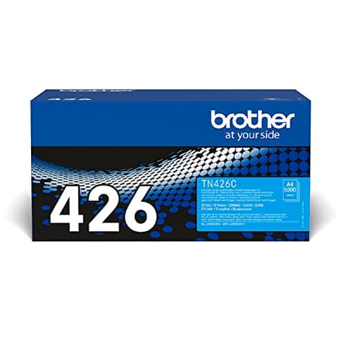 Image of Brother TN-426C Toner Cartridge, Cyan, Single Pack, Super High Yield, Includes 1 x Toner Cartridge, Brother Genuine Supplies