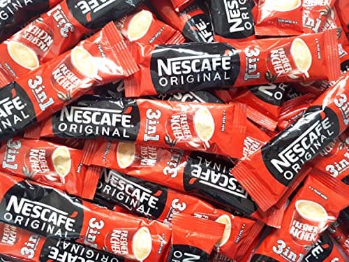 Image of Nescafe 3in1 Original EU Made Long Expiry Date Individual Instant Coffee Sachets (200 sachets)