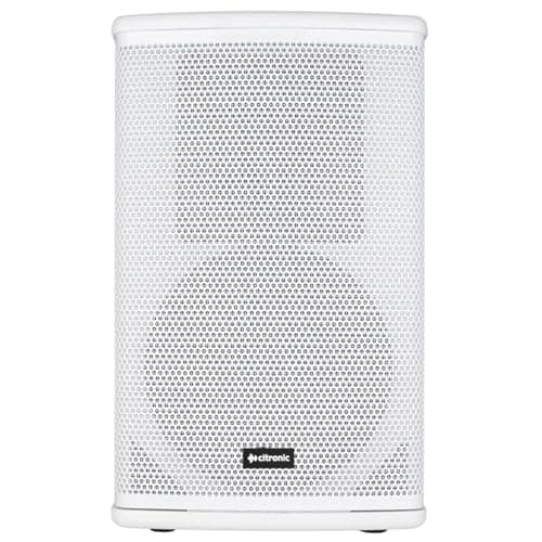 Image of Citronic | CUBA 6" Active PA Speaker with Bluetooth & DSP | 100W RMS / 200W Max Powered Cabinet for Live Sound, DJ, Parties & Presentations | Compact, Durable, Full‑Range Audio | White 6.5" Driver