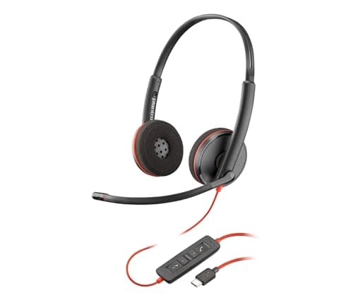 Image of Poly Blackwire C3220 Stereo Headset USB-C/A Black