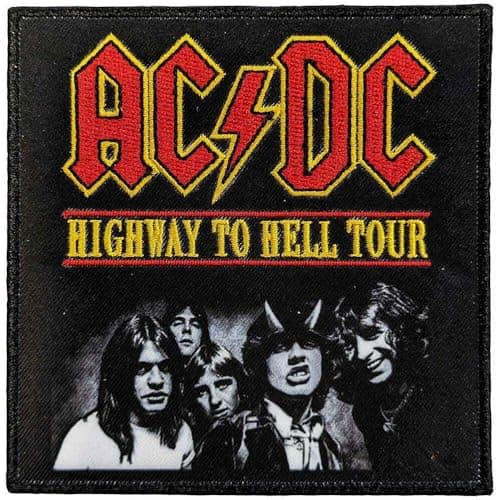 Image of AC/DC Highway to Hell Tour Woven Patch One Size