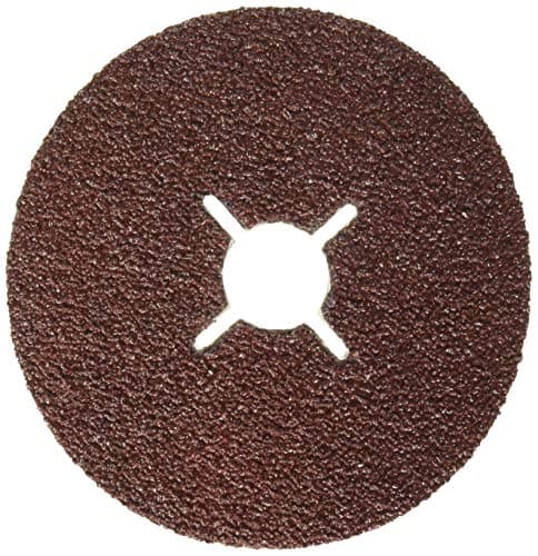 Image of BOSCH 2608605464 115MM X 22.23MM P24 ALUM OXIDE FIBRE SANDING DISCS FOR METAL