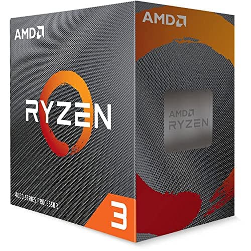 Image of AMD Ryzensets 3 4100 processor (4 cores/8 threads, 65W DTP, 6 MB cache, up to 4.0 GHz max. Boost, wraith stealth cooler)