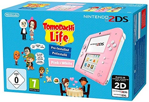 Image of Nintendo 2DS - Console Pink + Tomodachi Life (Nintendo 3DS)