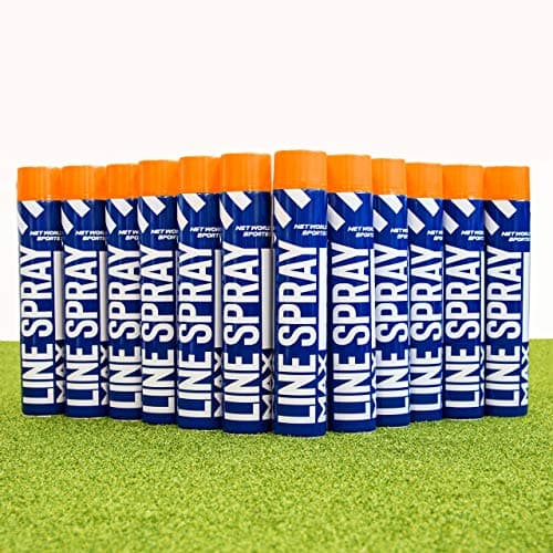 Image of FORZA Line Spray MAX [ORANGE] 750ml Spray Paint (Pack of 1, 6, or 12) | Brighter Lines & Longer Lasting Cans! Quick Dry Aerosol Spray – for ANY line marking on Roads or Grass! (12)