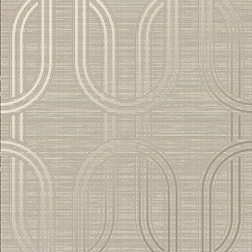 Image of Boutique Pearl Indulgent Geometric Wallpaper