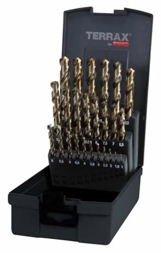 Image of Ruko's Terrax A215215 Twist Drill Bit Cobalt, 25 Pieces, Sheet Steel Cassette