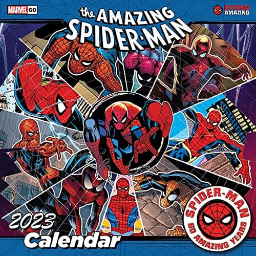 Image of The Amazing Spider-Man Calendar 2023 - Month to a View Planner 30cm x 30cm - Official Merchandise