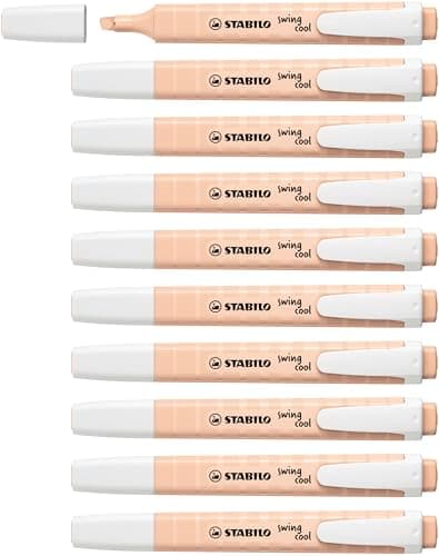 Image of STABILO swing cool NatureCOLORS - Highlighter - Pack of 10 - Beige