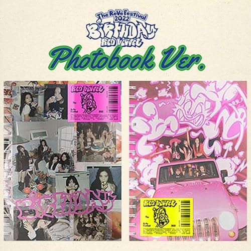 Image of ( PHOTO BOOK Ver. ) RED VELVET THE REVE FESTIVAL 2022 BIRTHDAY Album ( RECIPE(A) / REVE(B) - Random Ver.+1ea Store Gift Card ) K-POP SEALED