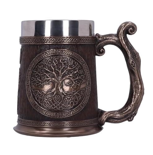 Image of Kilts Wi Hae Bronze Tree of Life Tankard 14.5cm