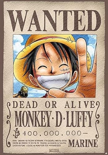Image of One Piece Wanted Poster Standard