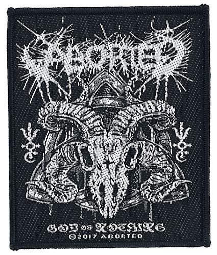 Image of Aborted God of nothing Patch black-white